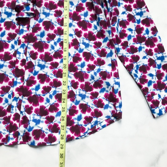 ✨$15✨ Banana Republic Dillon Floral Ruffle Shirt - Picture 5 of 5